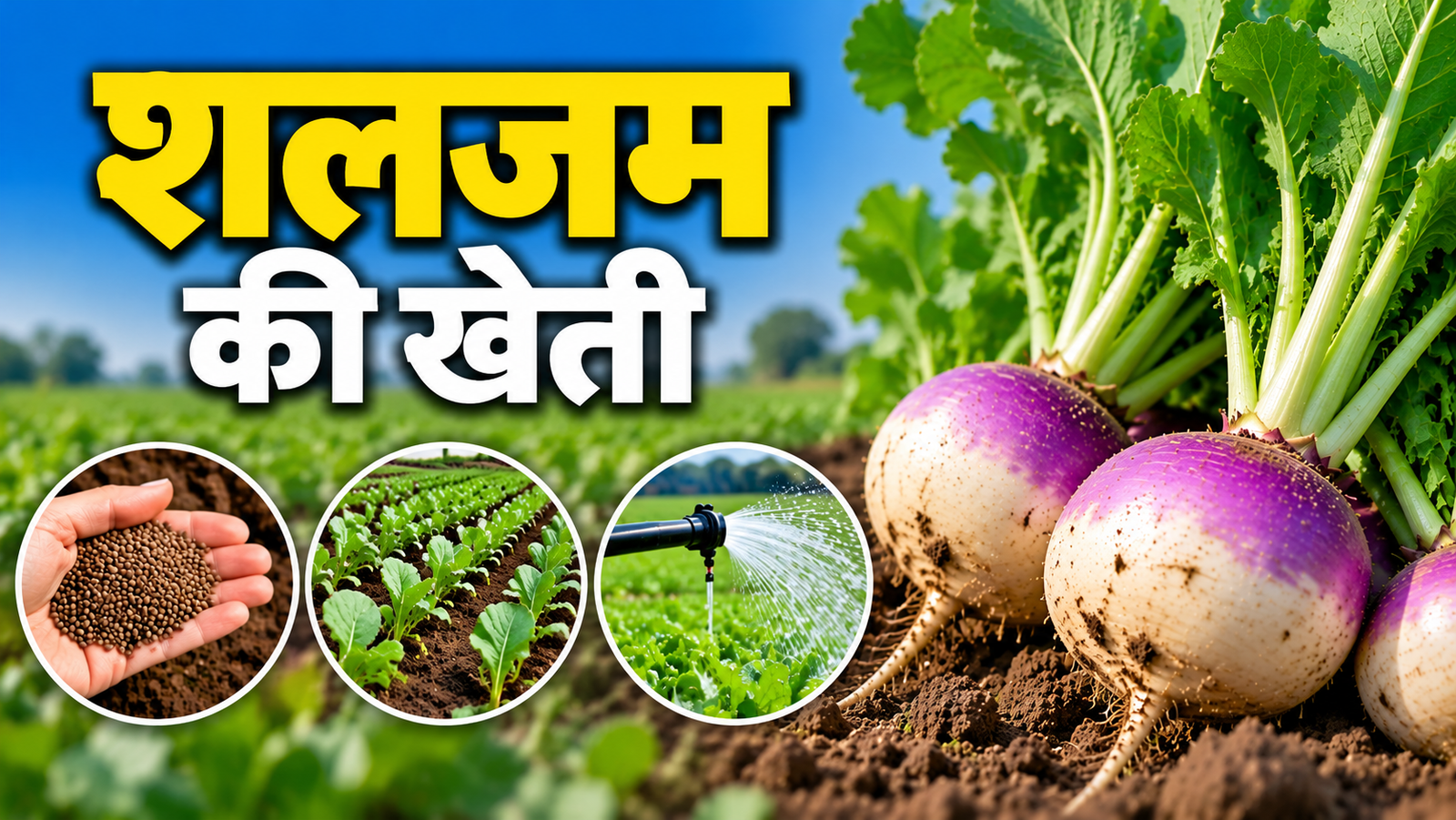 शलजम की खेती कैसे करें? जानें बीज, सिंचाई और पैदावार की पूरी जानकारी Shalgam Ki Kheti Kaise Kare?