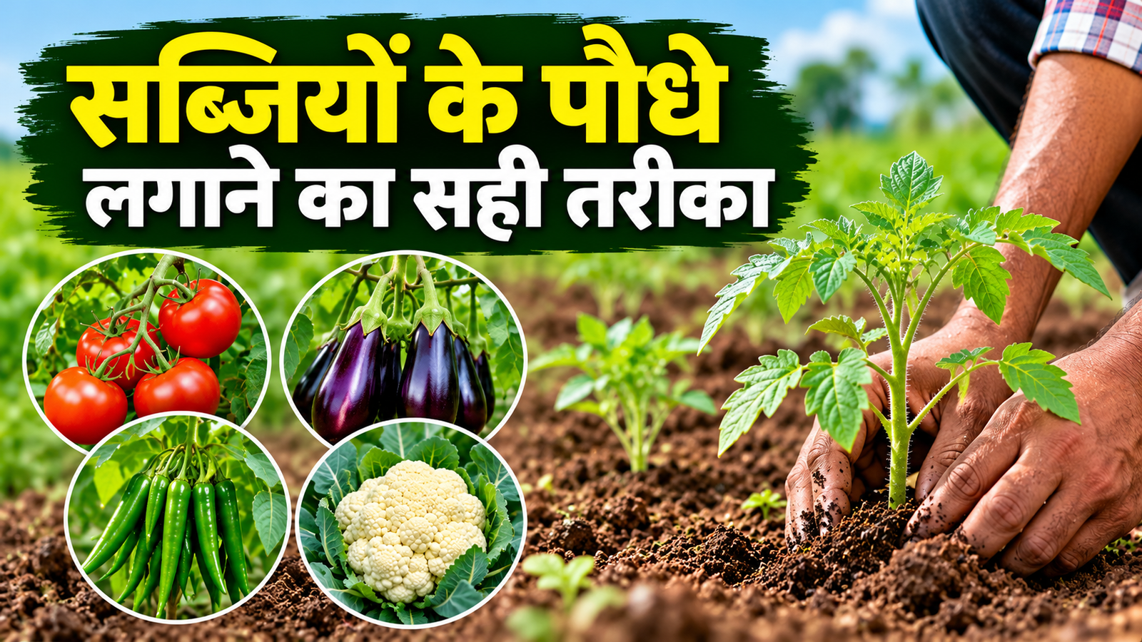 Sabjiyon Ke Paudhe Lagane Ka Sahi Tarika