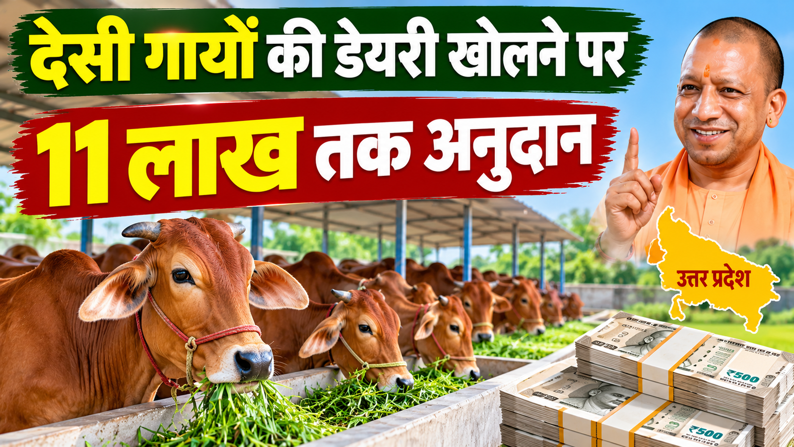 10 गायों की डेयरी खोलने पर 11.80 लाख रुपये तक अनुदान, जानें आवेदन प्रक्रिया Desi Gay Dairy Subsidy 2026
