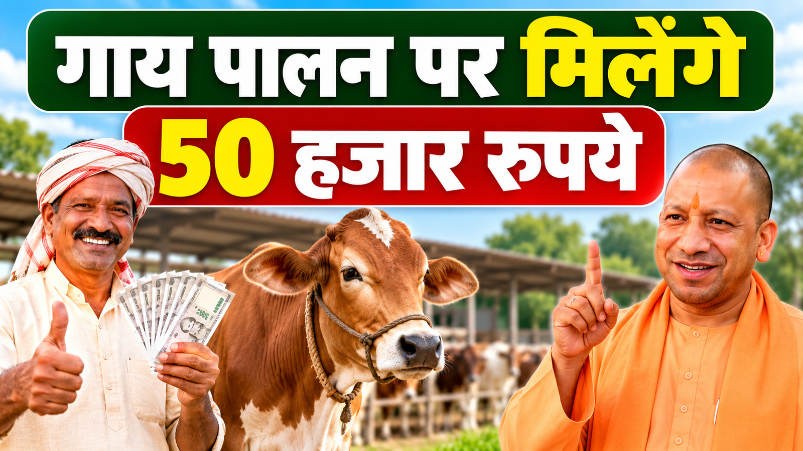 उत्तर प्रदेश में गाय पालन पर मिलेंगे ₹50,000 तक, पशु बीमा पर 85% सब्सिडी UP Pashupalan Yojana 2026