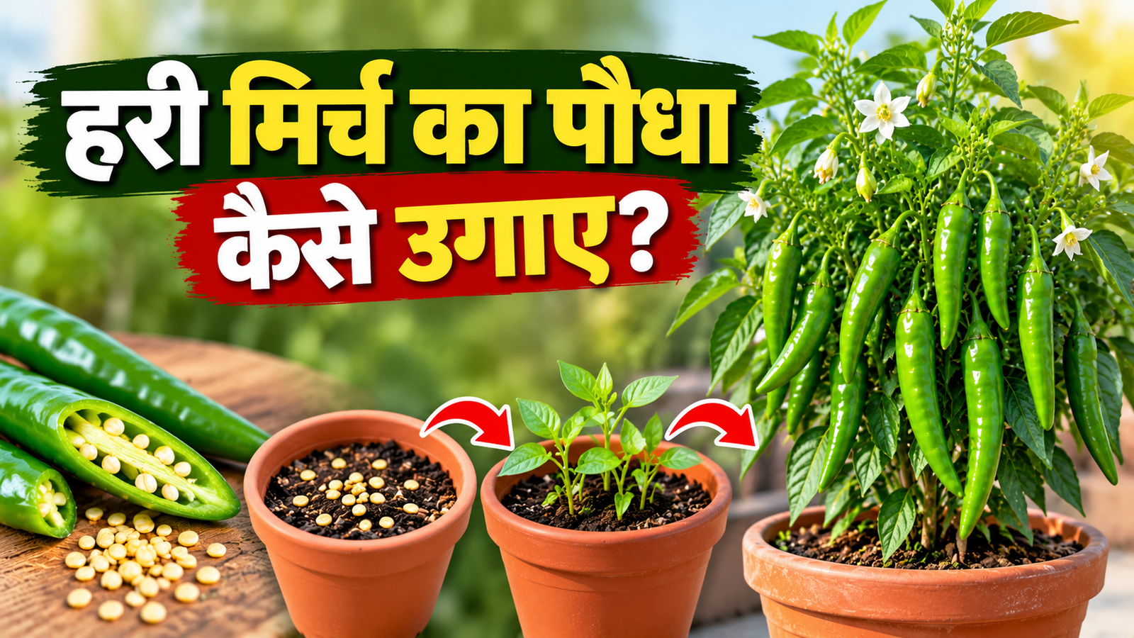 खराब हरी मिर्च फेंकें नहीं! घर के गमले में ऐसे उगाएं पौधा, जल्द मिलेंगी ताजी मिर्चें  Hari Mirch Ka Paudha Kaise Ugaye