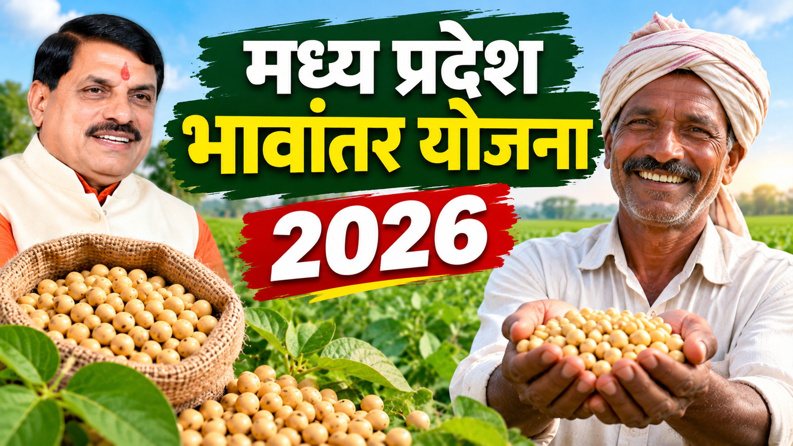 मध्य प्रदेश के सोयाबीन किसानों को MSP के आधार पर मिलेगा भावांतर भुगतान, जानें पूरी जानकारी MP Soybean Bhavantar Yojana 2026