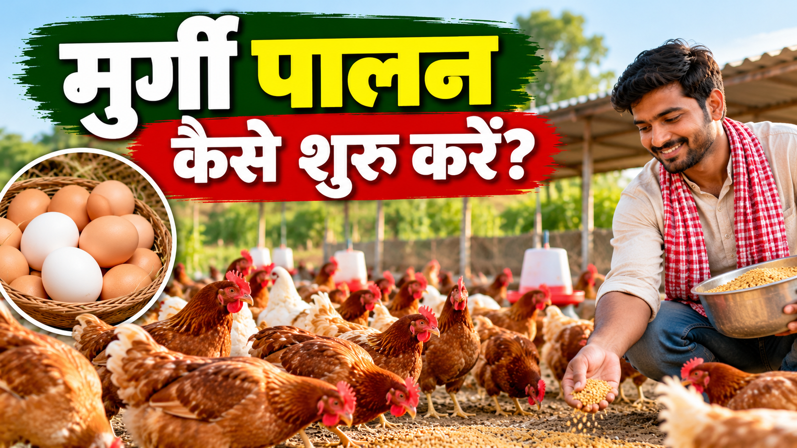 मुर्गी पालन कैसे शुरू करें? 100 मुर्गियों से कारोबार शुरू करने की पूरी जानकारी Murgi Palan Kaise Shuru Kare?