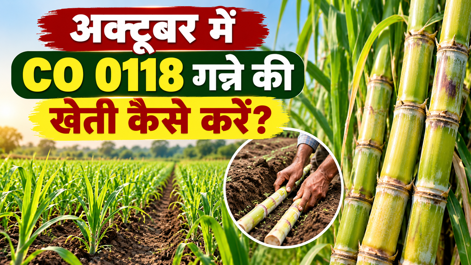 अक्टूबर में CO 0118 गन्ने की खेती कैसे करें, जानिए बुवाई से लेकर अच्छी पैदावार तक की पूरी जानकारी October Mein CO 0118 Ganne Ki Kheti Kaise Karein