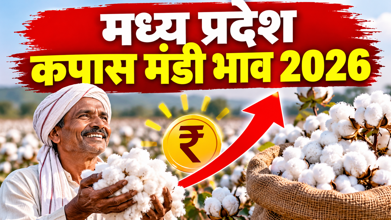 मध्य प्रदेश की मंडियों में ₹9,500 प्रति क्विंटल तक पहुंचा कपास का भाव Madhya Pradesh Kapas Mandi Bhav 2026