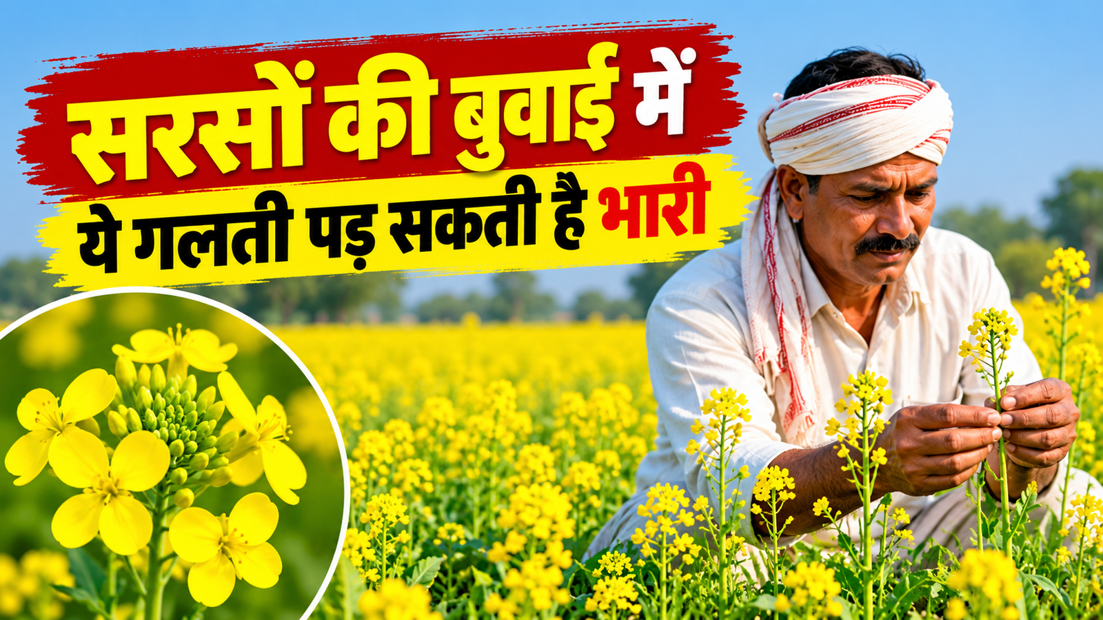 Sarson Ki Kheti: सरसों की खेती में ये गलती पड़ सकती है भारी, बुवाई का सही तरीका जानें