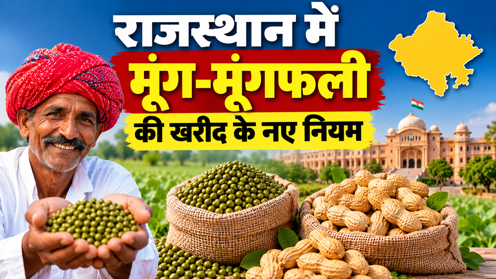 राजस्थान में मूंग-मूंगफली की खरीद के नए नियम, 1 नवंबर से शुरू होगी MSP पर खरीद Rajasthan Mein Moong-Moongfali Ki Kharid Ke Naye Niyam