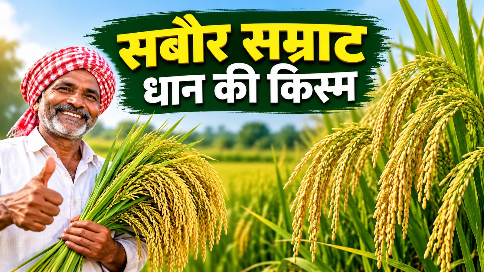 सबौर सम्राट धान की किस्म, कम पानी, कम खाद और 90 क्विंटल तक उत्पादन Sabour Samrat Dhan Ki Kism
