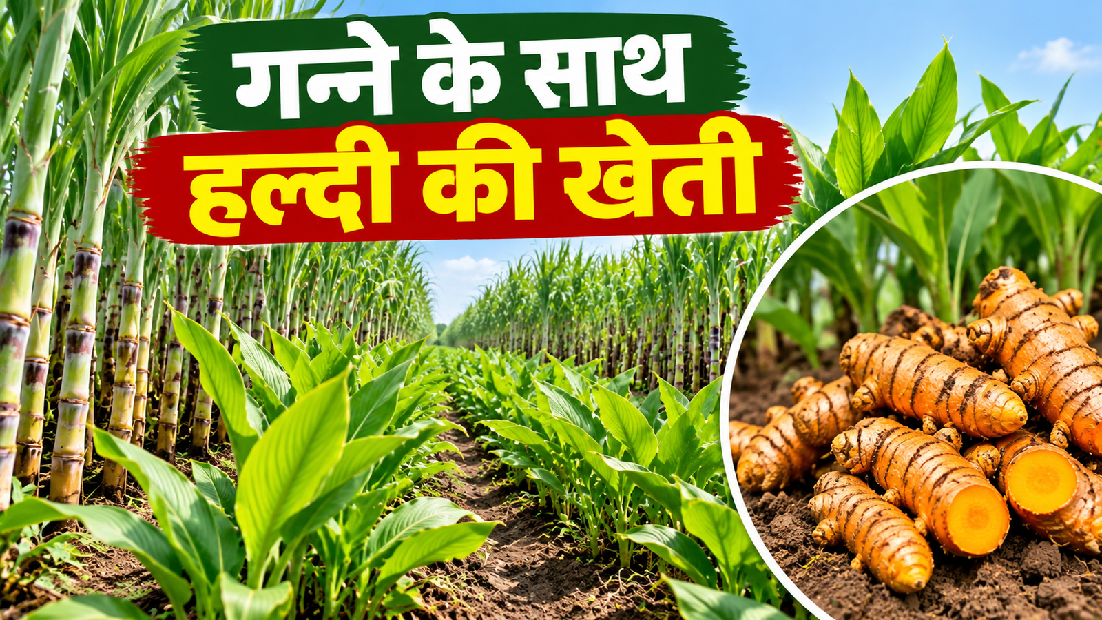 गन्ने के साथ हल्दी उगाकर बढ़ाएं कमाई, जानें सहफसली खेती का तरीका Ganne Ke Sath Haldi Ki Kheti