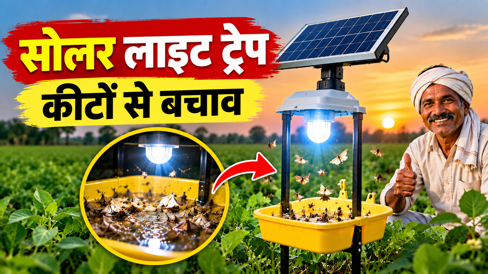 Solar Light Trap: ₹204 में कीटों से बचाव, उड़ने वाले कीटों को नियंत्रित करने में मददगार